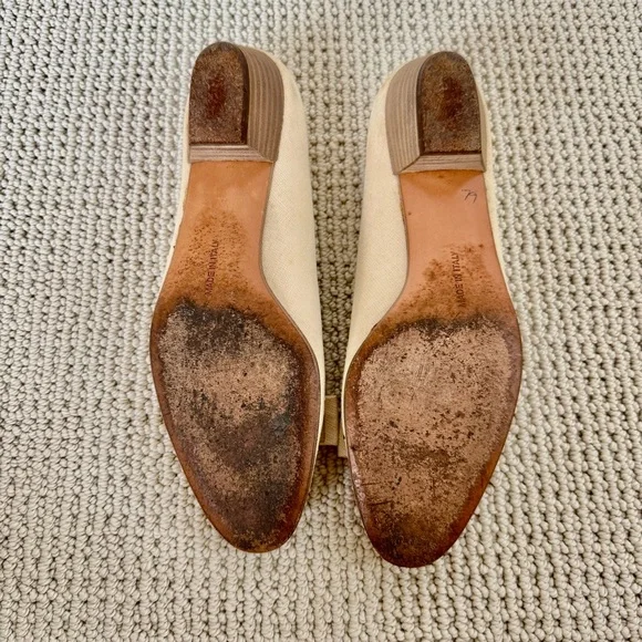 Vintage 90s Ferragamo Vara bow pumps 6B Made in Italy - Picture 6 of 7